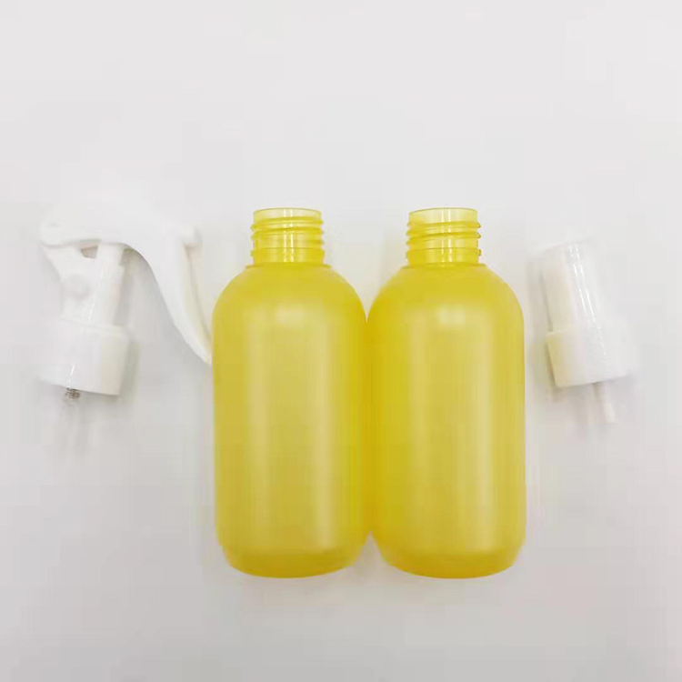 150ml Yellow frost cosmetic bottles