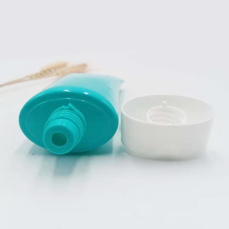 100g flat plastic cosmetic tube 