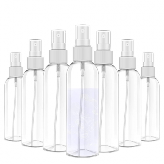 100ml Plastic Clear Spray Bottles