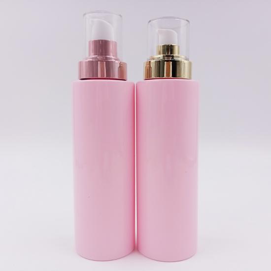 250ml pink plastic Lotion Bottles with Pump